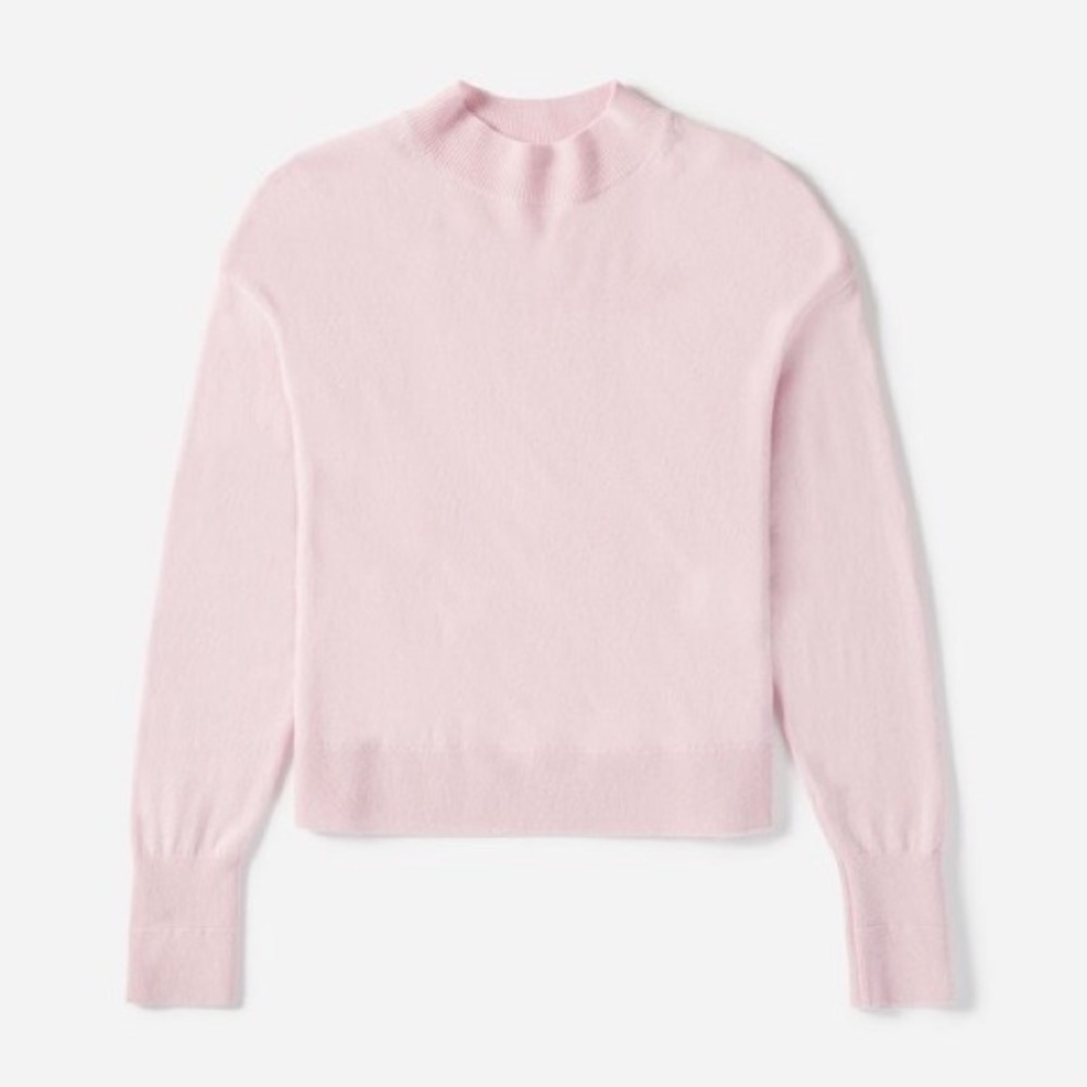 Everlane Cashmere Crop Mockneck